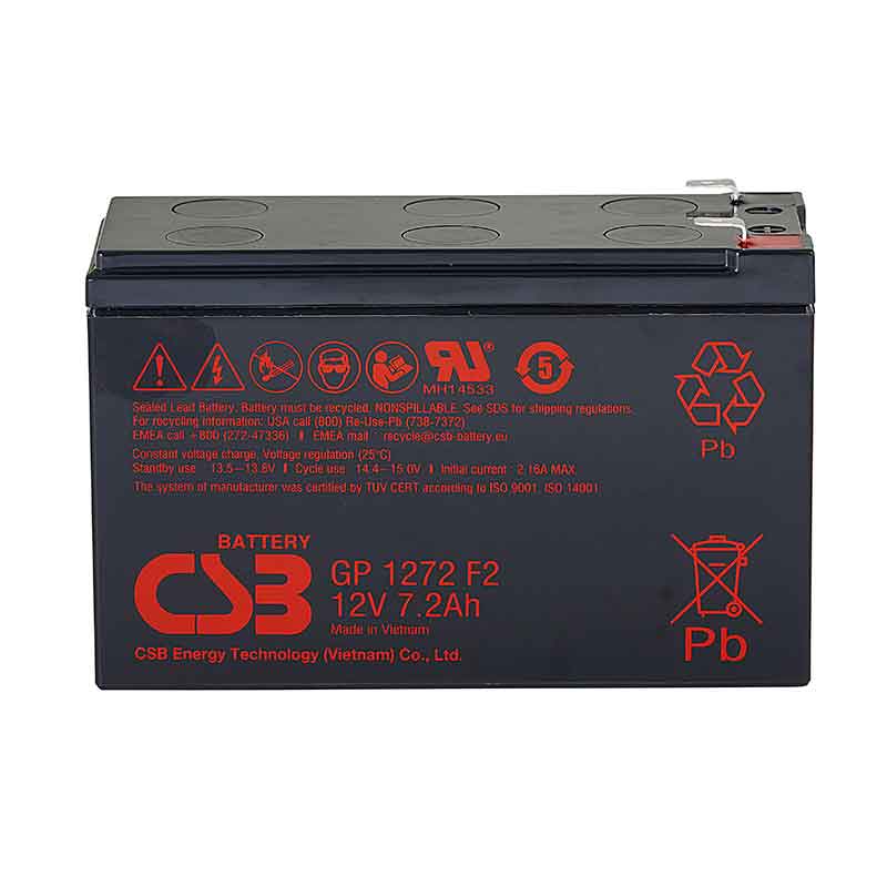 Аккумуляторная батарея для ИБП CSB GP 1272 F2 (12V / 7.2Ah)