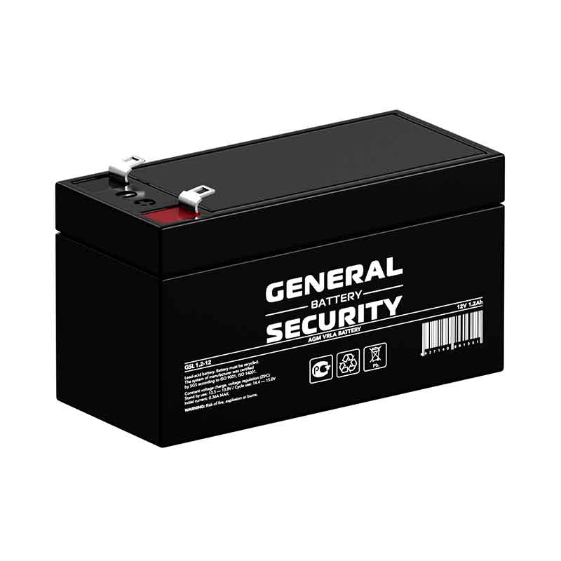 Аккумулятор General Security GSL 1.2-12 (12V / 1.2Ah)
