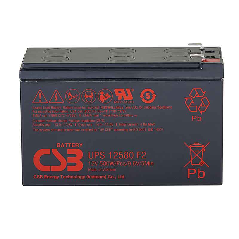 Аккумулятор CSB UPS 12580 (12V / 10.5Ah)