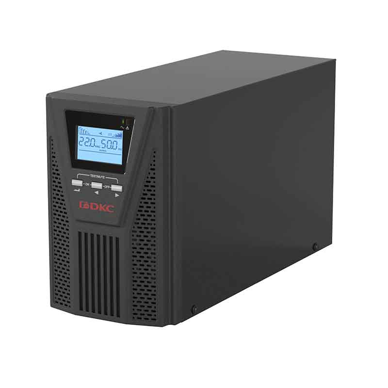 ИБП ДКС Small Tower, 1000 ВА/900 Вт, 1/1, 2xSchuko, EPO, USB, RS-232, RJ45, 3x7Ач (SMALLT1A10H)