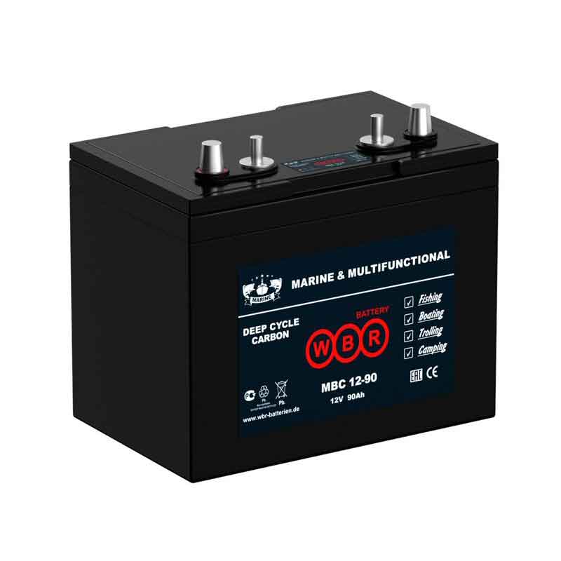 Аккумулятор тяговый WBR MBC 12-90 (12V / 90Ah C5) AGM