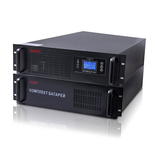ИБП EH 5116/5006 MUST rack on-line UPS 6000VA LCD RS232 RJ45 battery: 12V7AH*16