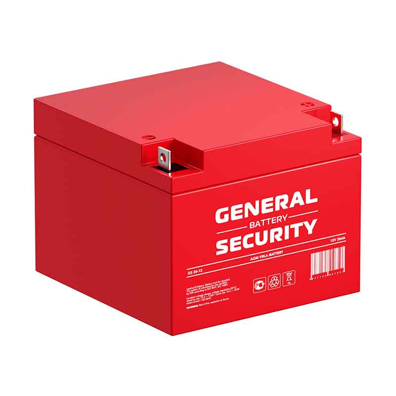 Аккумулятор General Security GS 26-12 (12V / 26Ah)