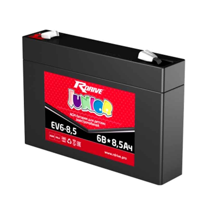 Аккумулятор тяговый RDrive EV6-8,5 (6V / Ah C5) AGM