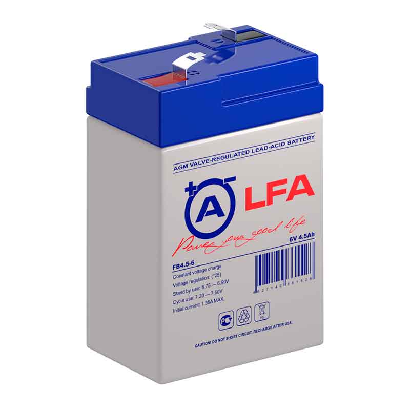 Аккумулятор ALFA Battery FB4,5-6 (6V / 4.5Ah)
