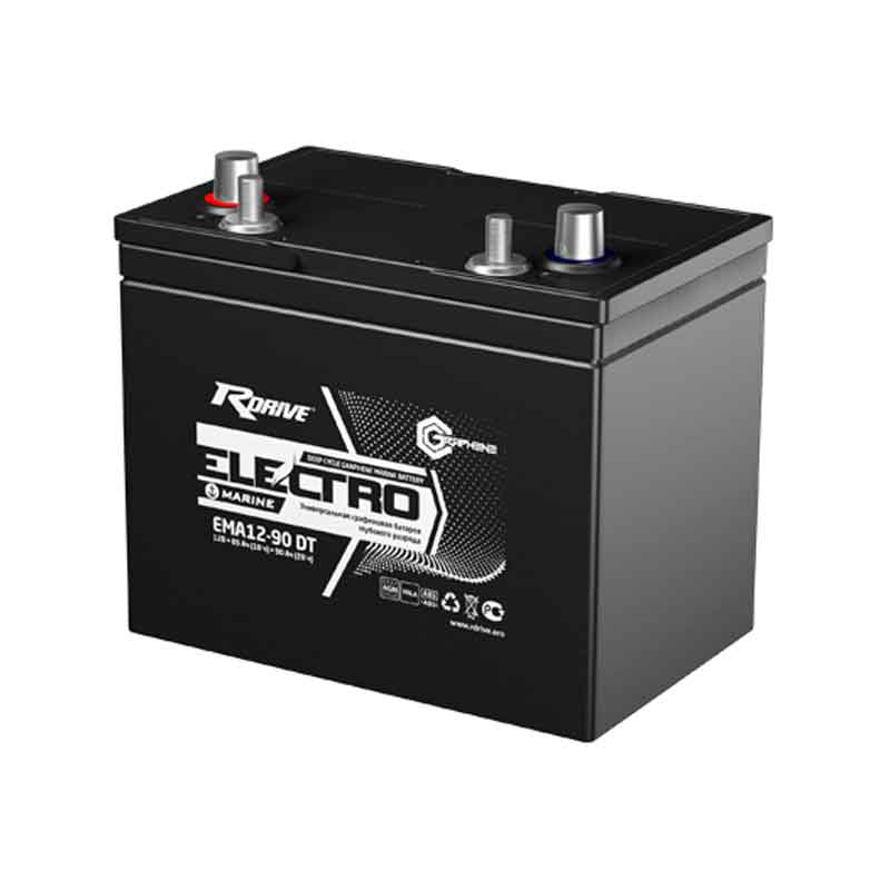 Аккумулятор тяговый RDrive ELECTRO MARINE EMA12-90 DT (12V / Ah C5) AGM
