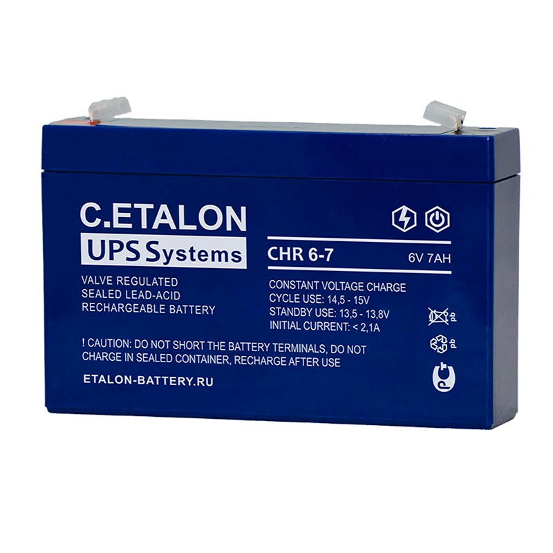 Аккумулятор C.ETALON CHRL 6-7 (6V / 7Ah)