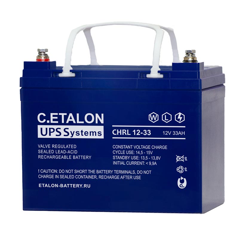 Аккумулятор C.ETALON CHRL 12-33 (12V / 33Ah)