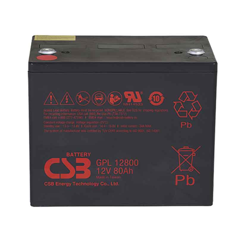 Аккумулятор WBR GPL12800 (12V / 80Ah)