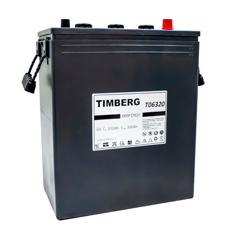 Аккумулятор тяговый Timberg T06320 (6V / 320Ah C5) WET