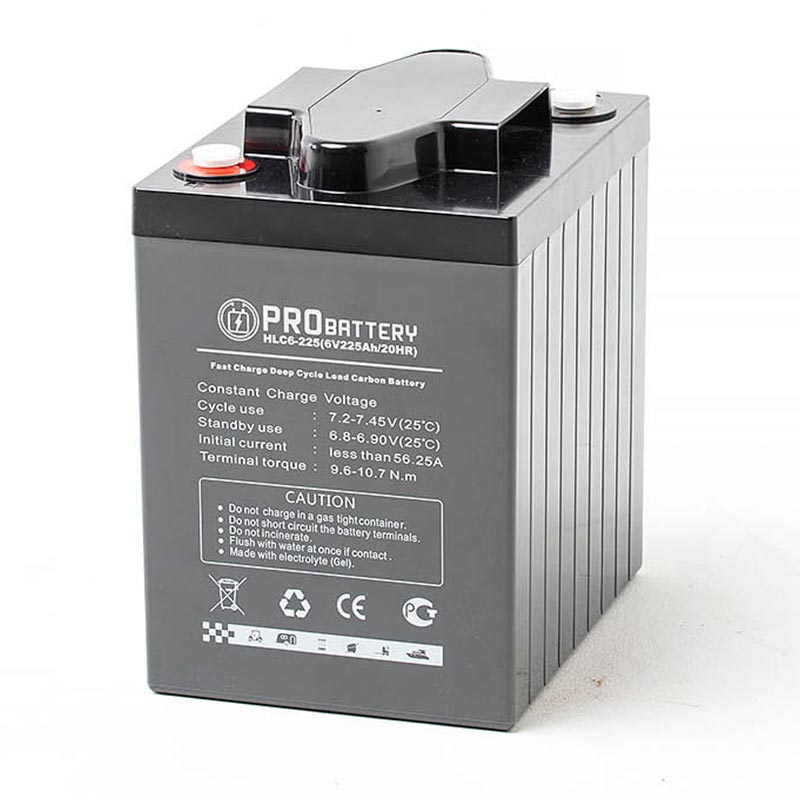 Аккумулятор тяговый PROBATTERY HLC6-225 (6V / 193Ah C5) GEL