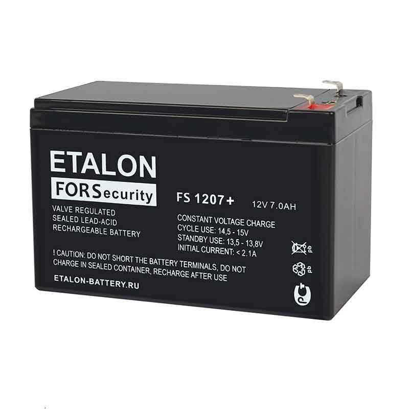 Аккумулятор Etalon FS 1207+ (12V / 7Ah)