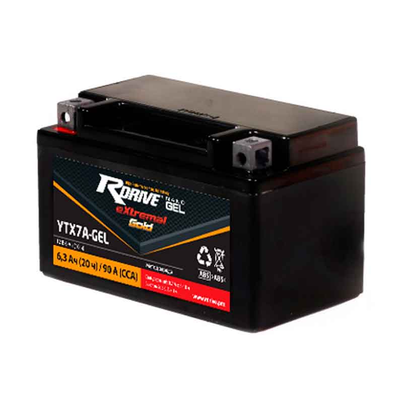 Аккумулятор RDRIVE EXTREMAL GOLD YTX7A-GEL (12V / 6Ah)