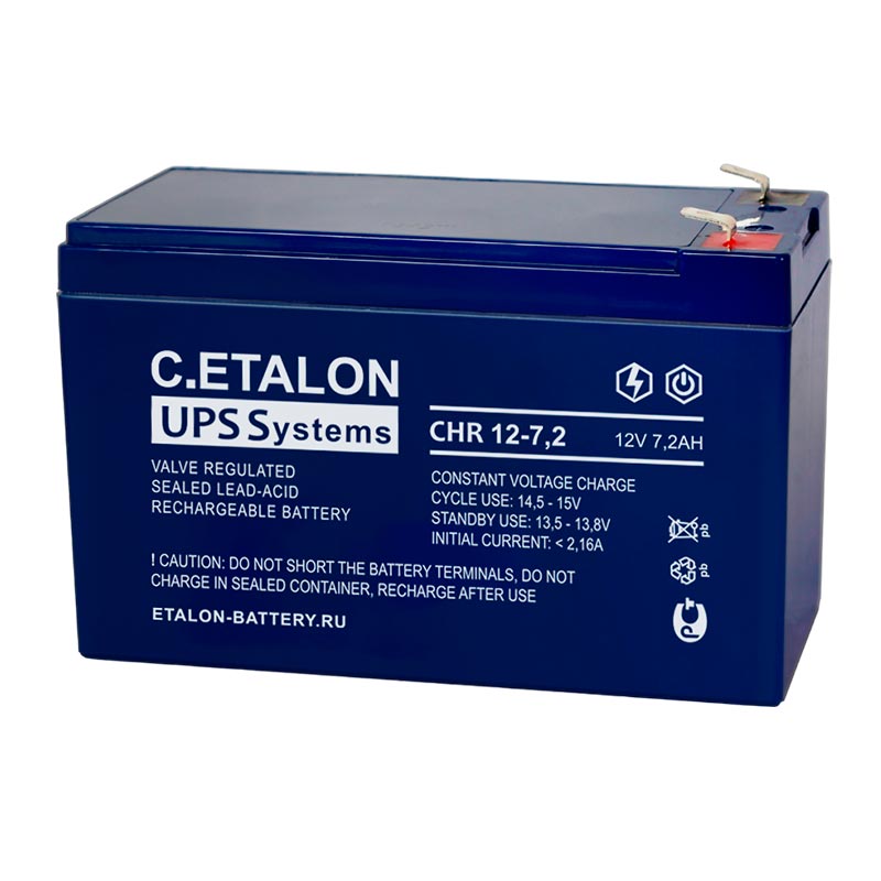 Аккумулятор C.ETALON CHR 12-7.2 (12V / 7.2Ah)