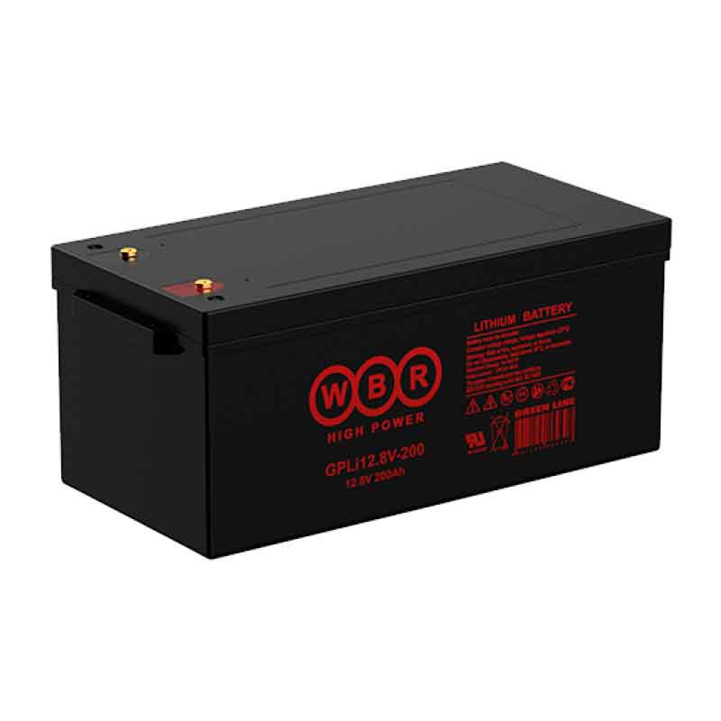 Аккумулятор тяговый WBR GPLi12.8-200 (12V / Ah C5) Li-Ion (LiFePo4)
