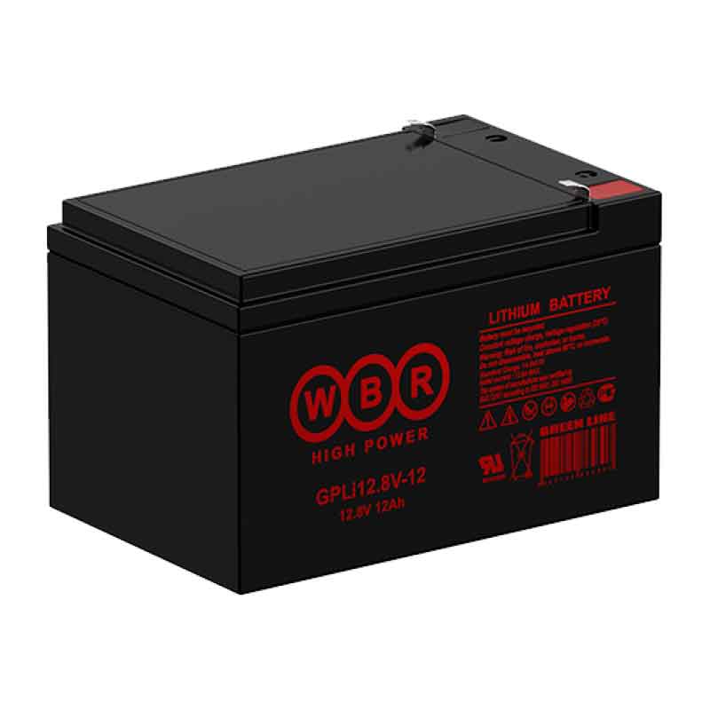 Аккумулятор тяговый WBR GPLi12.8V-12K (12V / Ah C5) Li-Ion (LiFePo4)