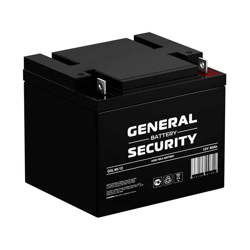 Аккумулятор General Security GSL 40-12 (12V / 40Ah)