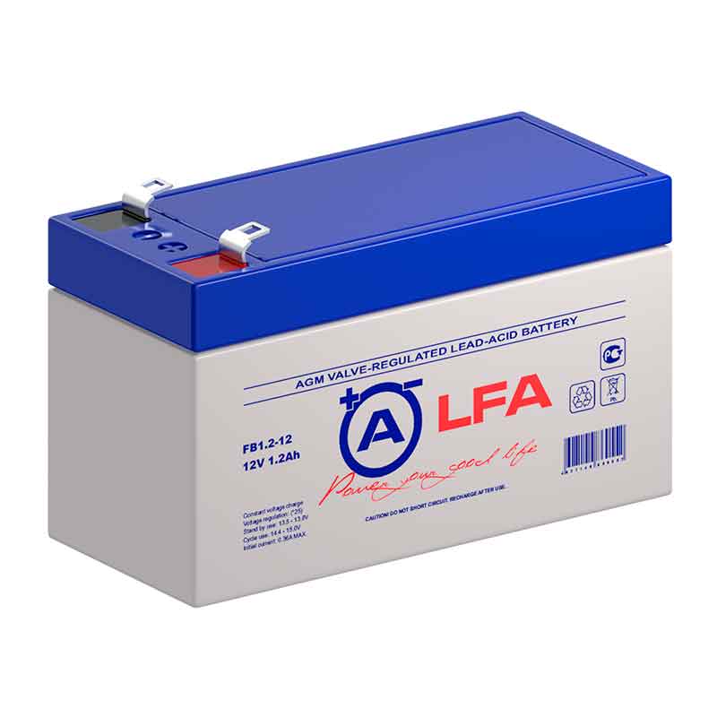 Аккумулятор ALFA Battery FB1,2-12 (12V / 1.2Ah)