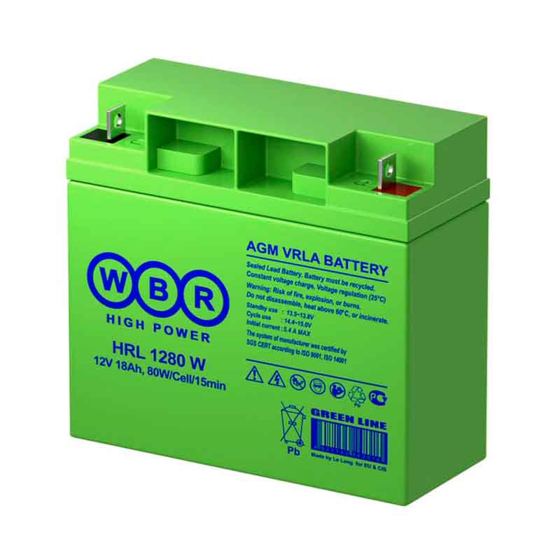 Аккумулятор WBR HRL1280W (12V / 18Ah)