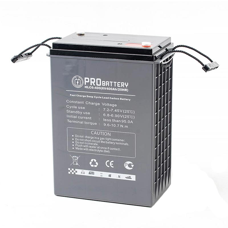 Аккумулятор тяговый PROBATTERY HLC6-400 (6V / 327Ah C5) GEL