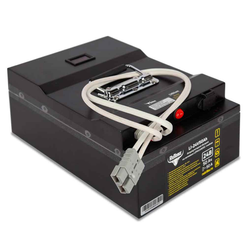 Аккумулятор тяговый RuTrike (18650 MnCoNi) 24V50A/H (24V / Ah C5) Li-Ion (MnCoNi)