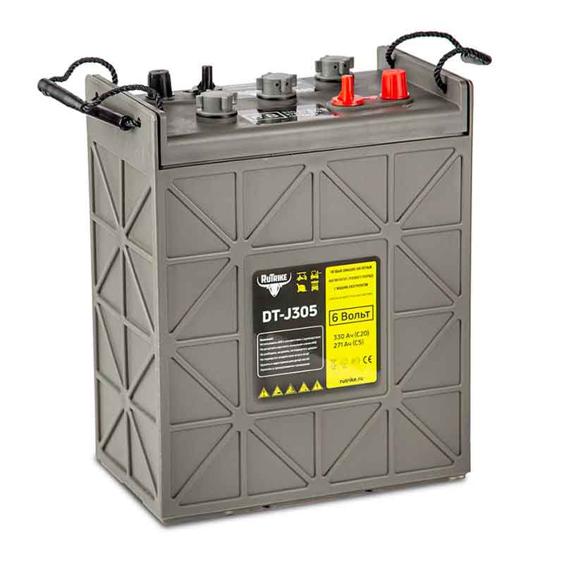 Аккумулятор тяговый Rutrike DT-J305 (6V / 271Ah C5) WET