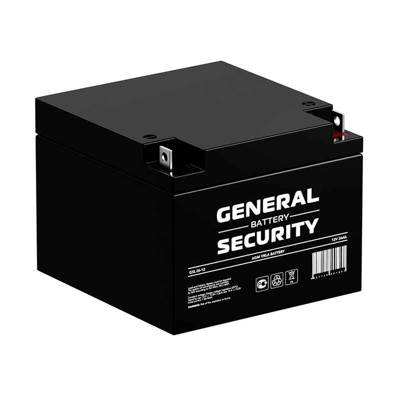Аккумулятор General Security GSL 26-12 (12V / 26Ah)