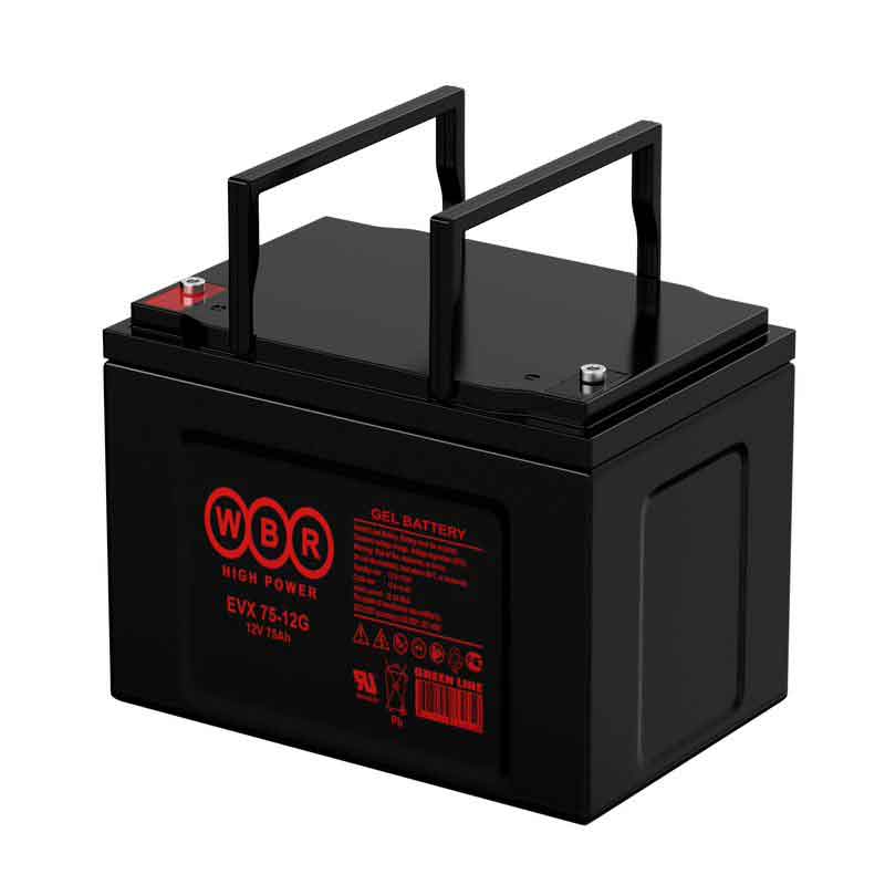 Аккумулятор тяговый WBR EVX75-12NG (12V / 63.8Ah C5) GEL